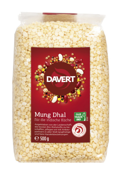 Davert Mung Dhal Fair Trade IBD 500g