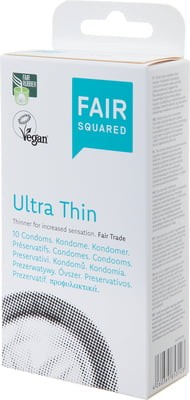 Fair Squared Kondom "Ultra Thin", 10 Stk