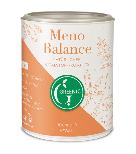 Greenic Meno Balance, Trinkpulver Mischung, natürlicher Vitalstoff -Komplex