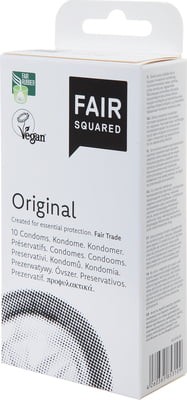 Fair Squared Kondom "Original", 10 Stk