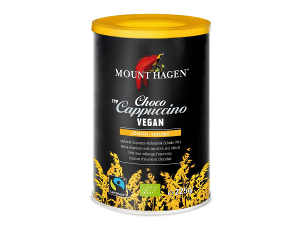 Mount Hagen Cappuccino Choco vegan Dose, 225g