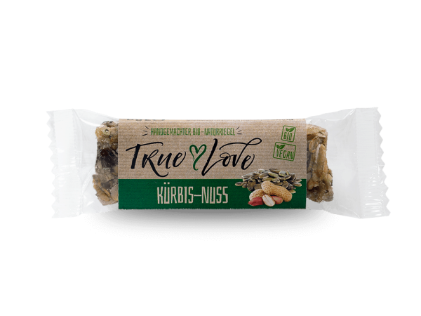 TRUE LOVE Müsliriegel KÜRBIS-NUSS, 37g