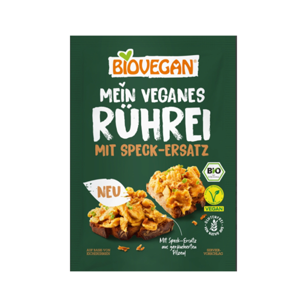 Biovegan Mein veganes Rührei mit Speck-Ersatz, 50g