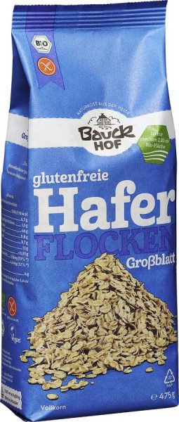 Bauckhof Haferflocken Großblatt glutenfrei Bio