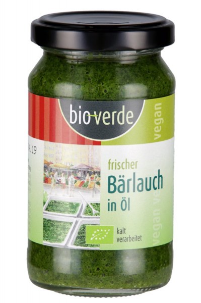 bio-verde Frischer Bärlauch in Öl vegan