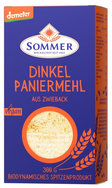Sommer & Co. Demeter Dinkel Paniermehl aus feinem Zwieback