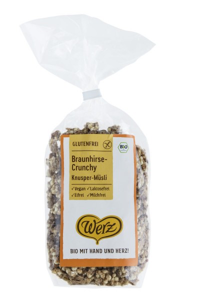 naturkorn mühle Werz Braunhirse-Crunchy, Knusper-Müsli, glutenfrei