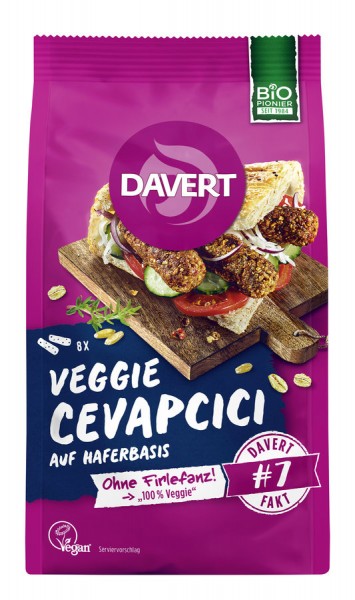 Davert Veggie Cevapcici 155g