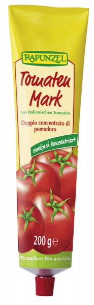 Rapunzel Tomatenmark 28% Tr.M. in der Tube