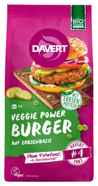 Davert Veggie Power Burger 160g