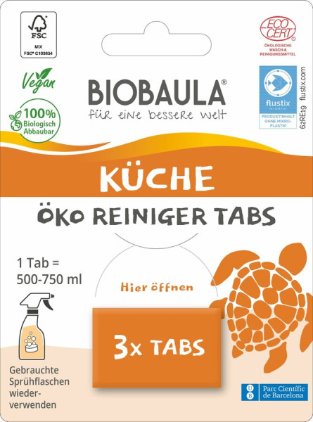 Biobaula Biobaula Öko Reiniger-Tabs Küche