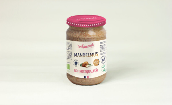 Perl'amande Mandelmus, braun, bio & roh