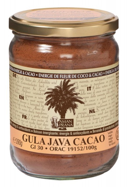 Amanprana Gula Java Kokosblüten Zucker Kakao-Phantasie