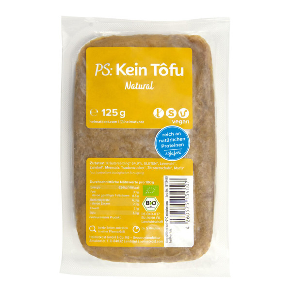 Heimatkost #Genussmanufaktur Bio PS: Kein Tofu - Natural