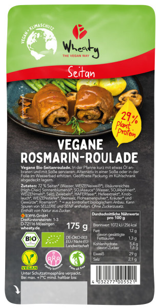 Wheaty Vegane Rosmarin-Roulade