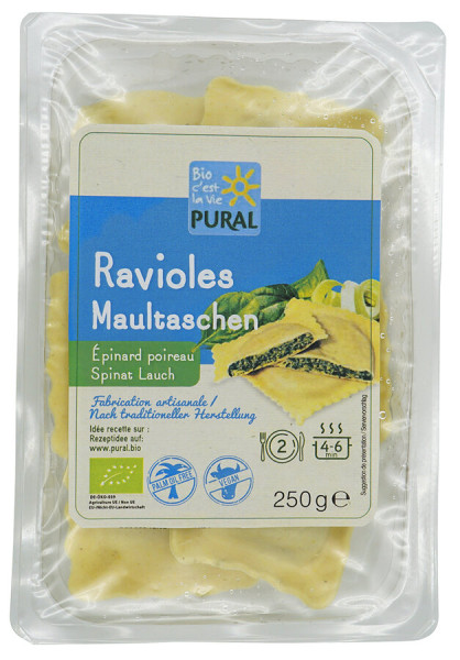 Pural Maultaschen Spinat-Lauch