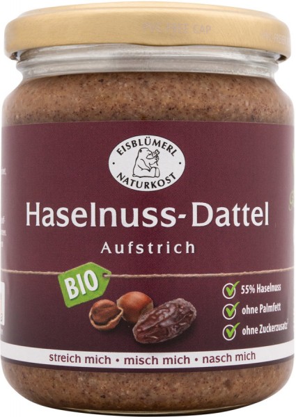 Eisblümerl Haselnuss Dattel Aufstrich 250g