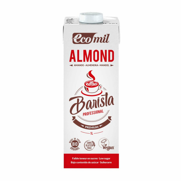 EcoMil EcoMil Bio Mandeldrink Barista (Zuckerarm)