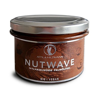 Attila Hildmann NUTWAVE Nuss-Nougat Creme, 220g