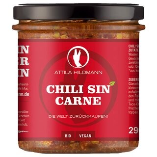 Attila Hildmann Chili Sin Carne, 290ml