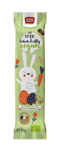 Rosengarten Veganer Schoko-Lolly Hase