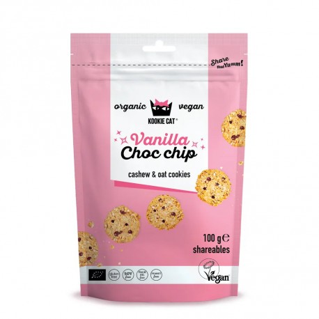 Kookie Cat Vanilla Choco Chip Cookie, 100g