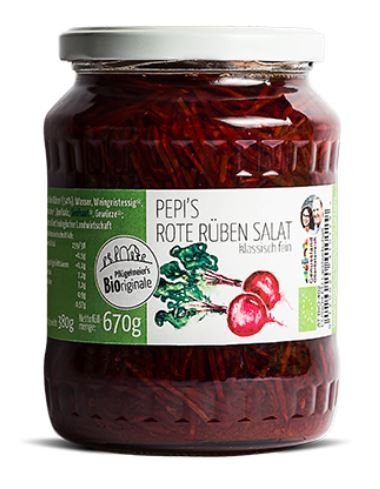 Pflügelmeier Pepi's Rote Rüben Salat, 670g