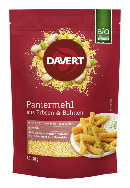 Davert Paniermehl aus Erbsen und Bohnen 140g