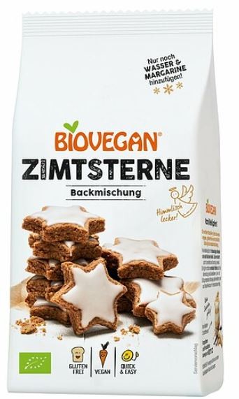Biovegan Backmischung Zimtsterne, 180g