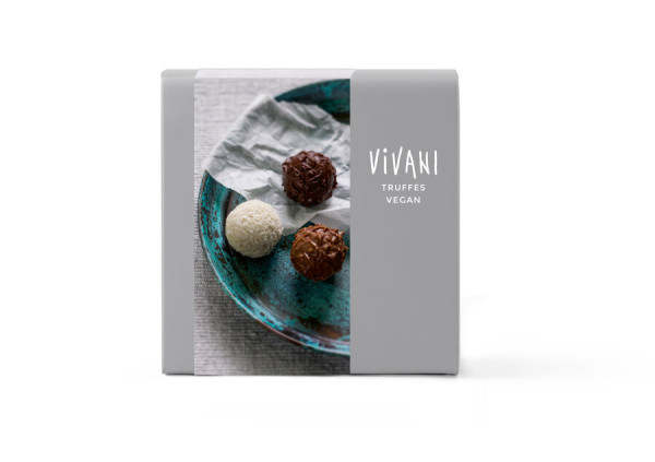 Vivani Truffes - vegane Pralinen-Mischung 3 Sorten
