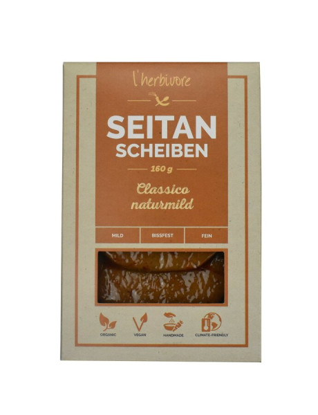 L´herbivore Seitan-Scheiben Classico naturmild