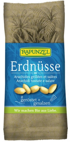 Rapunzel Erdnüsse geröstet gesalzen, 75g