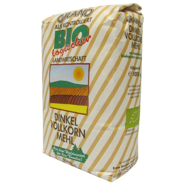 Grano Dinkel-Vollkorn Mehl, 1kg