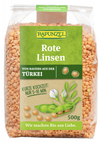 Rapunzel Linsen rot