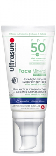 Ultrasun Face Mineral SPF50, 40 ml