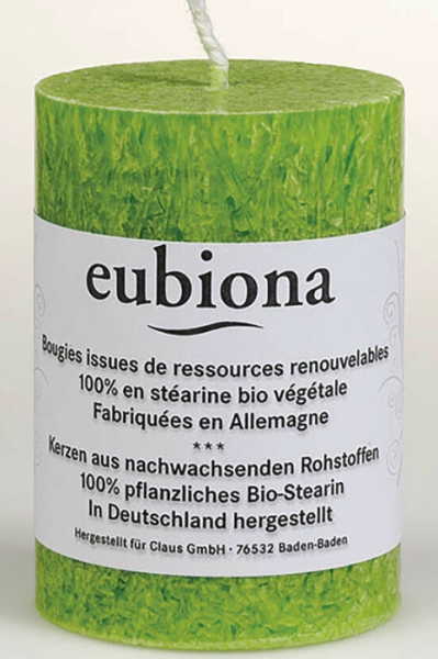 Eubiona Stumpenkerze maigrün