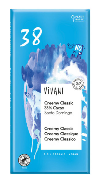 Vivani Creemy Classic 38% Cacao Santo Domingo