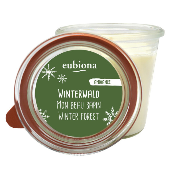 Eubiona Duftkerze im Glas "Winterwald"