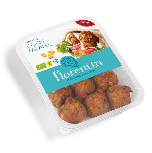 Florentin Frittierte Kichererbsenbällchen mit Maiskörnern