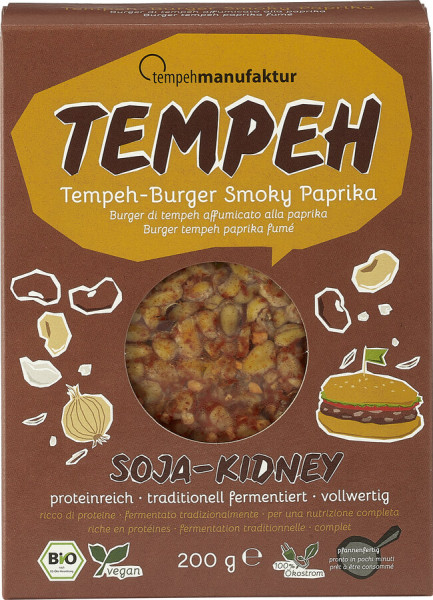 tempehmanufaktur Tempeh-Burger Smoky Paprika