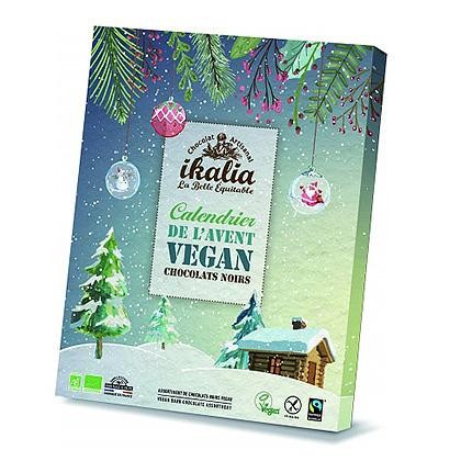 Ikalia Adventkalender Zartbitter Schokolade, 115g