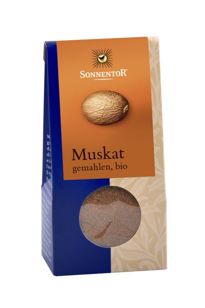 Sonnentor Muskatnuss gemahlen bio Packung