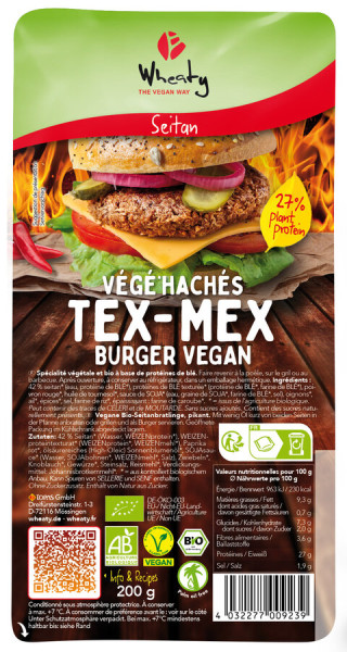 Wheaty Wheaty Veganer-Tex Mex Burger
