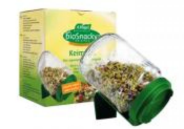 BioSnacky Keimglas mit Sieb