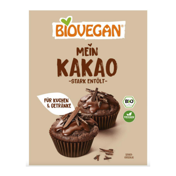 BIOVEGAN Mein Kakao stark entölt, 125 g
