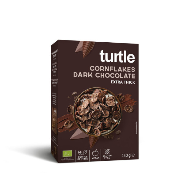 turtle Chocolate Cornflakes - Dark BIO + Gluten Free