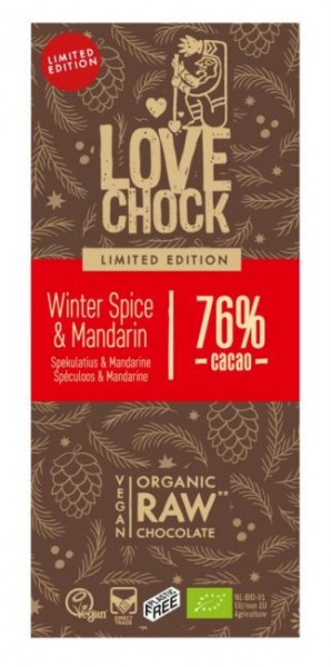 Lovechock Winter Spice & Mandarin, 70g