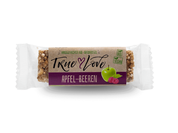 TRUE LOVE Müsliriegel APFEL-BEEREN, 30g
