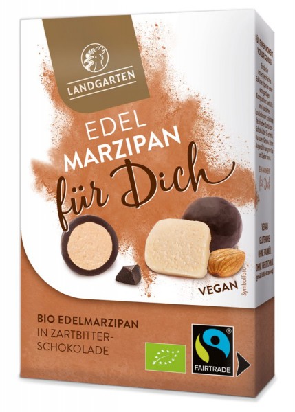 Landgarten Bio FT Marzipan in Zartbitterschokolade 90g