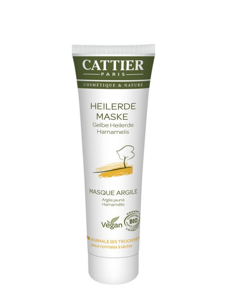 Cattier Cattier Gelbe Heilerde Maske für normale bis trockene Haut
